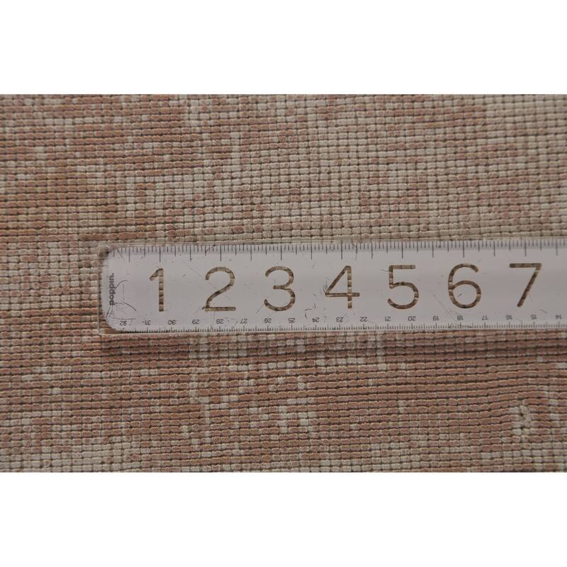 Striped Modern Abstract Indian Area Rug Handmade Wool Carpet - 5'0"x 8'1"