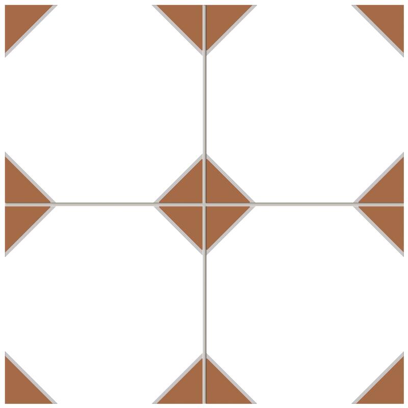 Merola Tile Canterbury Terra 12-7/8" x 12-7/8" Porcelain Floor and Wall Tile