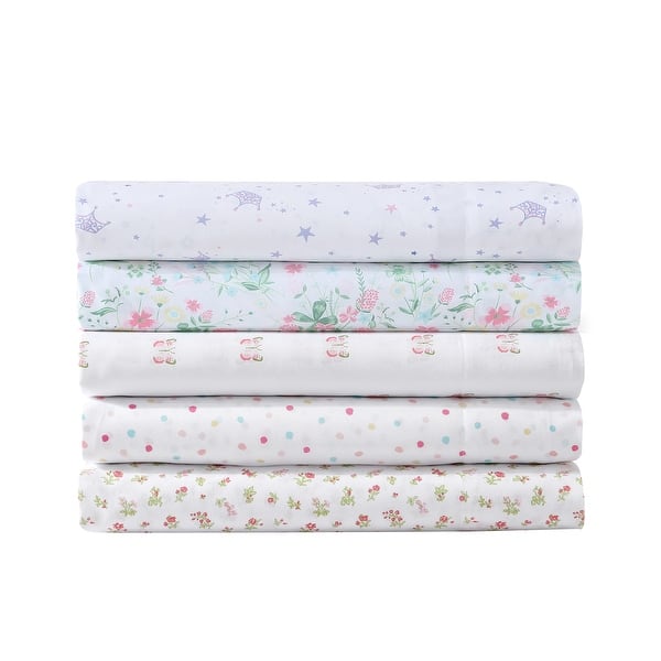 slide 2 of 40, Laura Ashley Kids Cozy Printed Sheet Set.