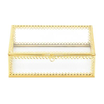 Gold Motif Jewelry Box