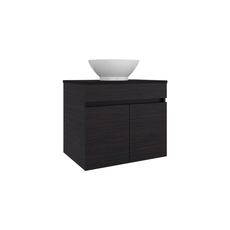 Bathroom Vanity with Clean, and minimalist design, 2 Doors with durable engineered wood