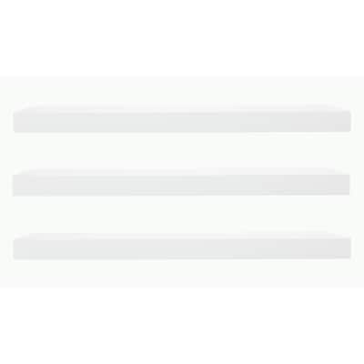 kieragrace KG Maine Wall Shelf - Set of 3 - White - 24"