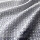 preview thumbnail 10 of 16, No Hook Ombre Waffle Shower Curtain with Snap-in Liner