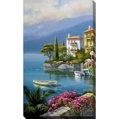 "Seaside Bistro Cafe" by Sung Kim I Print on Canvas