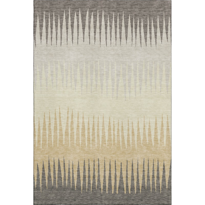 Premium Washable Super Soft Modern Spikes Mayfield Rug