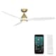Option Matte White / Soft Brass