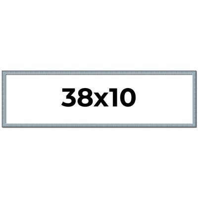 38x10 Frame Rustic Sky Blue Solid Wood Picture Frame | 0.75 Inch