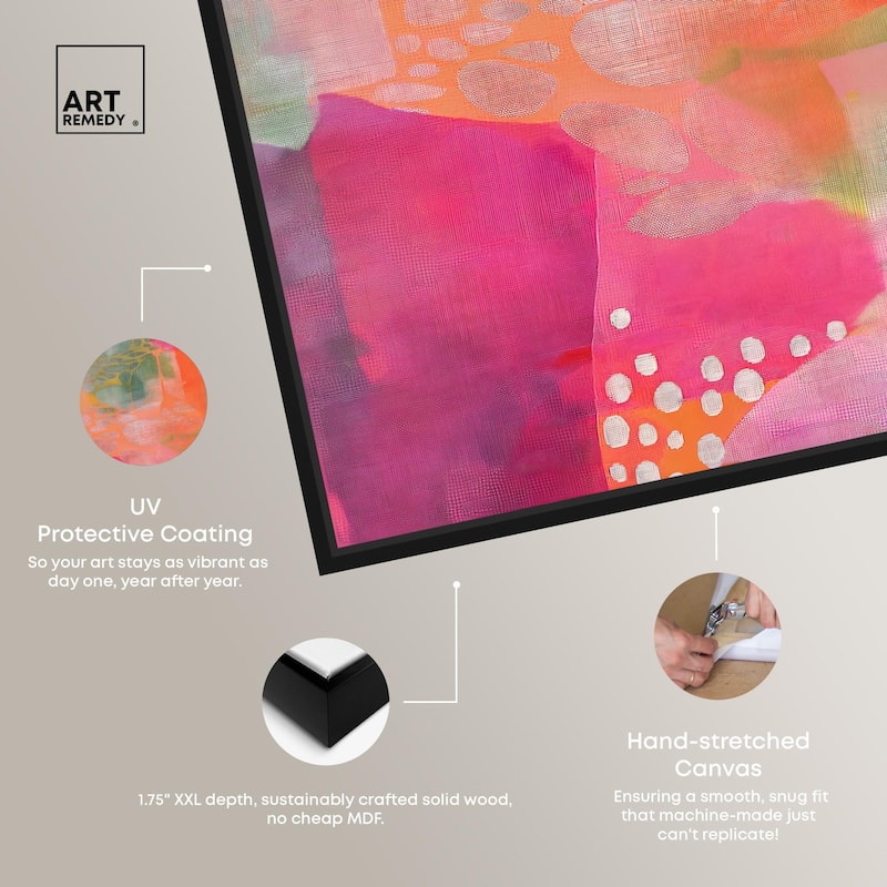 Garnet Gleam II Canvas by Art Remedy