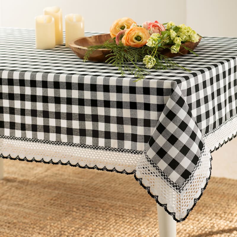 Achim Buffalo Check Tablecloth