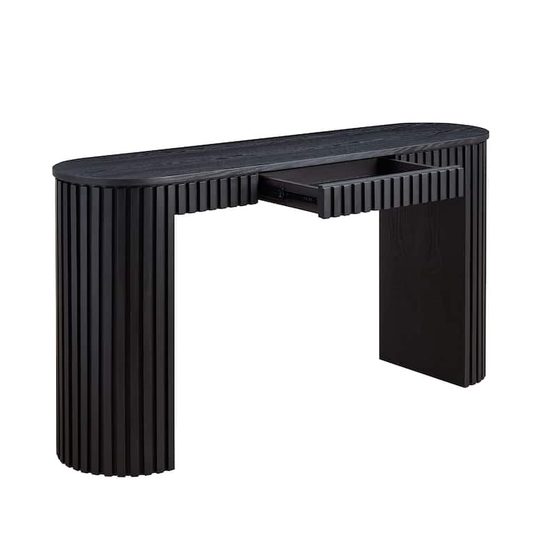 GDF Studio - Harlar Modern Wood Console Table with Drawer