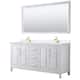 Option White / White Quartz Top / Brushed Gold Hardware