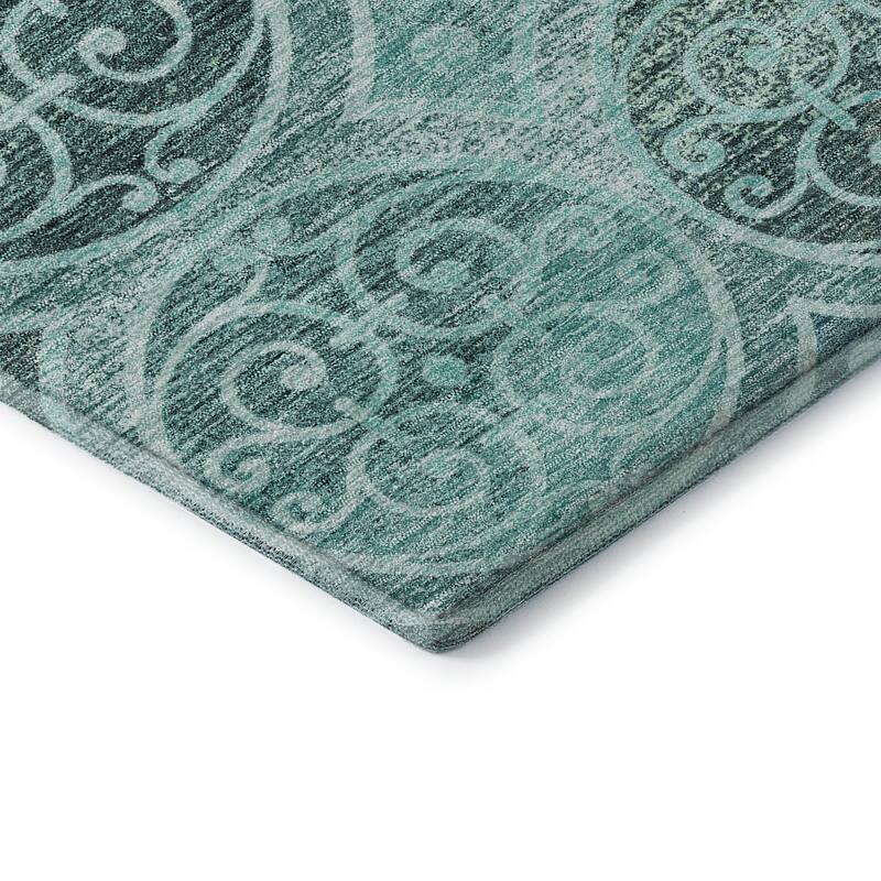 Premium Washable Super Soft Traditional Scroll Mayfield Rug