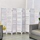 preview thumbnail 4 of 31, 5.6 Ft Tall 4/6/8 Panel Wood Room Divider Folding Privacy Screen