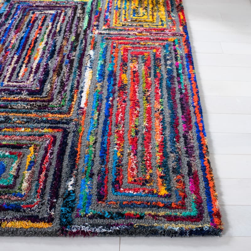 SAFAVIEH Handmade Nantucket Marieka Contemporary Cotton Rug