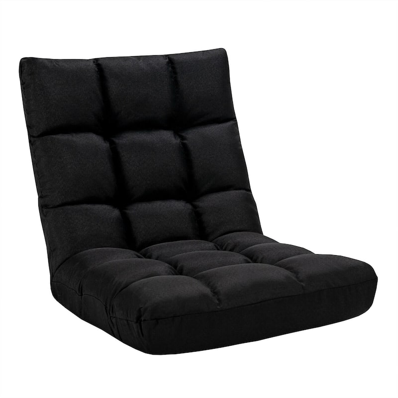 14-Position Adjustable Folding Lazy Gaming Sofa - 42"x 21"x 4"(L x W x H)