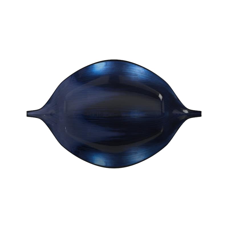 Allan Andrews Cobalt Blue Wood Bowl
