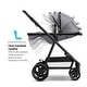 preview thumbnail 17 of 27, Mompush Meteor2 Baby Stroller 2-in-1 with Newborn Mode, Compatible with Infant Car Seat Adapter Included