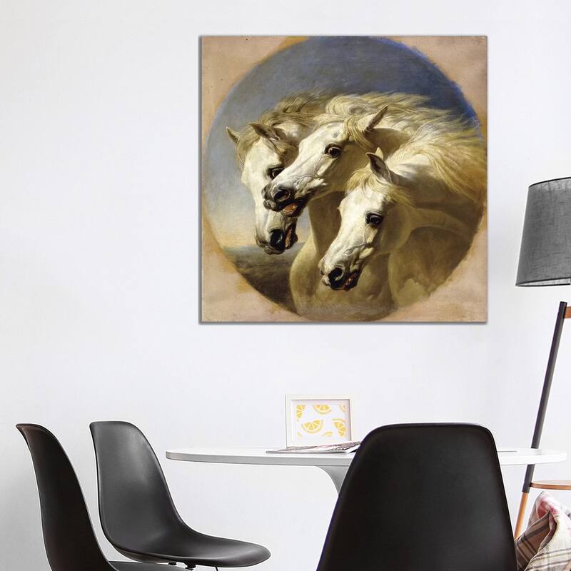 iCanvas "Pharaoh's Horses, 1848 " by John Frederick Herring Sr Canvas Print - 37x37x1.5