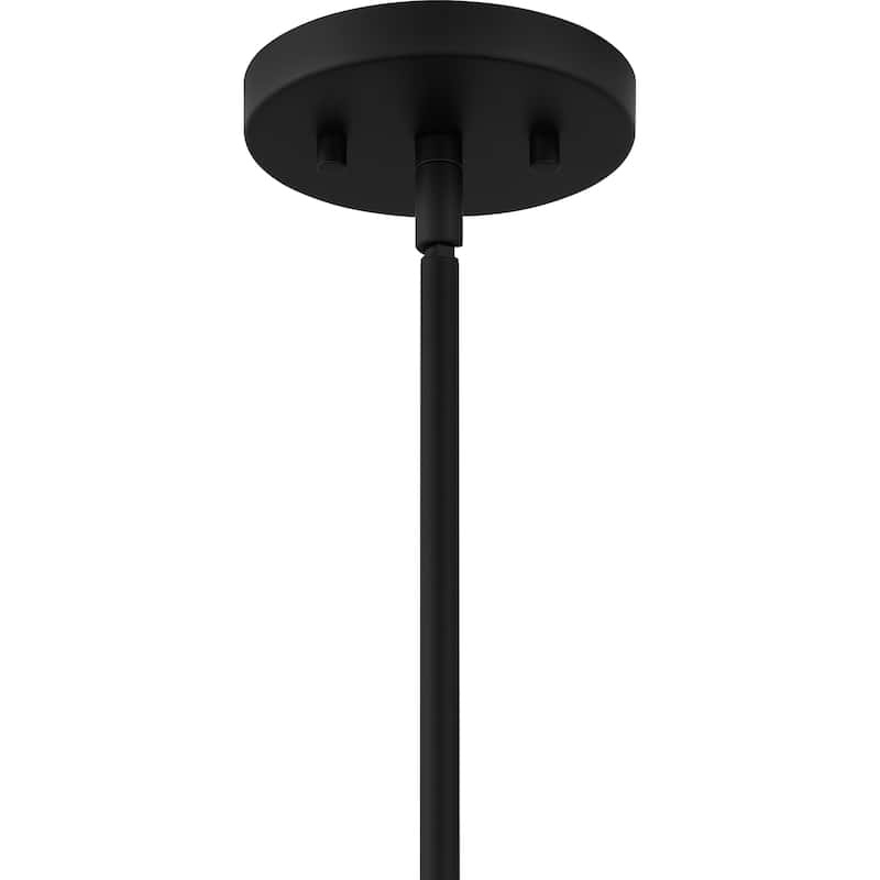 Lionel 1-Light Matte Black Pendant Light
