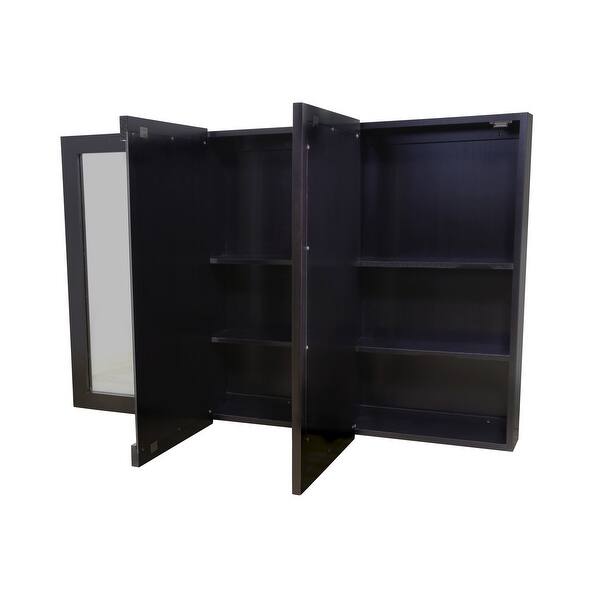 Shop Design House 541359 36 Framed Triple Door Mirrored Medicine