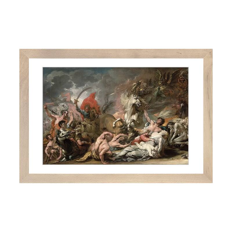 iCanvas "Death on the Pale Horse, 1796" by Benjamin West - Natural - 16x24x1
