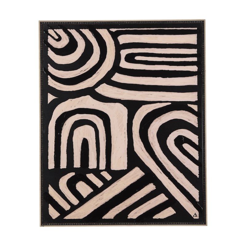 Clay Pattern II Framed Art Print