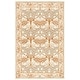 preview thumbnail 49 of 68, SAFAVIEH Handmade Earthly Treasure Kara Traditional Oriental Wool Rug 4' x 6' - Ivory/Brown
