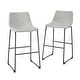 preview thumbnail 26 of 50, Middlebrook Prusiner 30-inch Faux Leather Bar Stool (Set of 2)