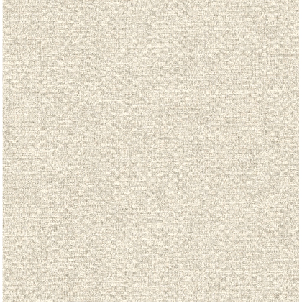Brewster Glen Beige Linen Wallpaper
