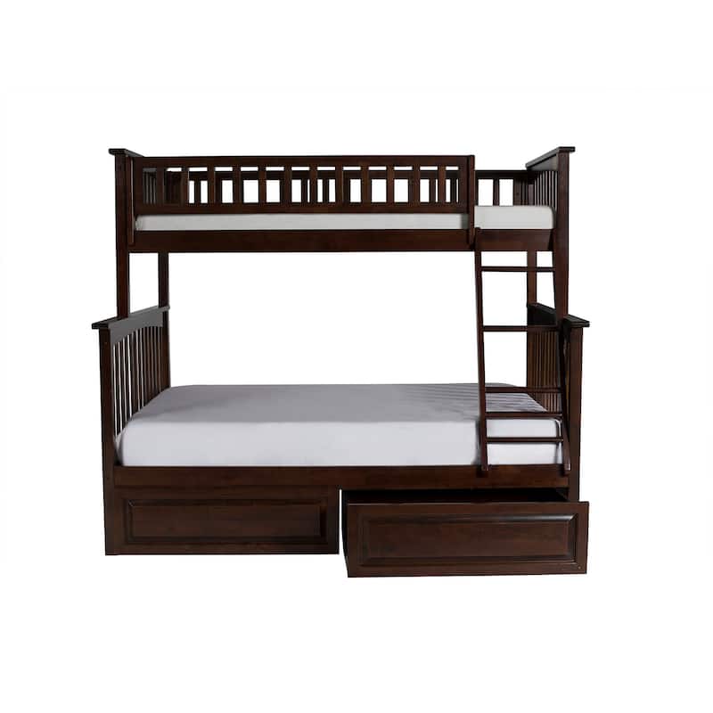 Bunk Bed with Drawers - Space Saving Design, Sturdy Frame & Turbo Charger
