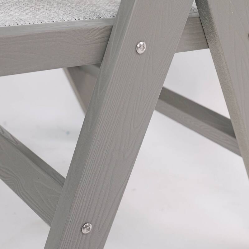 Rossetta Outdoor All-Season Woven Checkered Design Weather-Resistant Chair