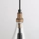 preview thumbnail 7 of 18, Marro Modern Farmhouse 6" Mini 1-Light Pendant Seeded Glass Teardrop Islands Lights Kitchen Dining Room