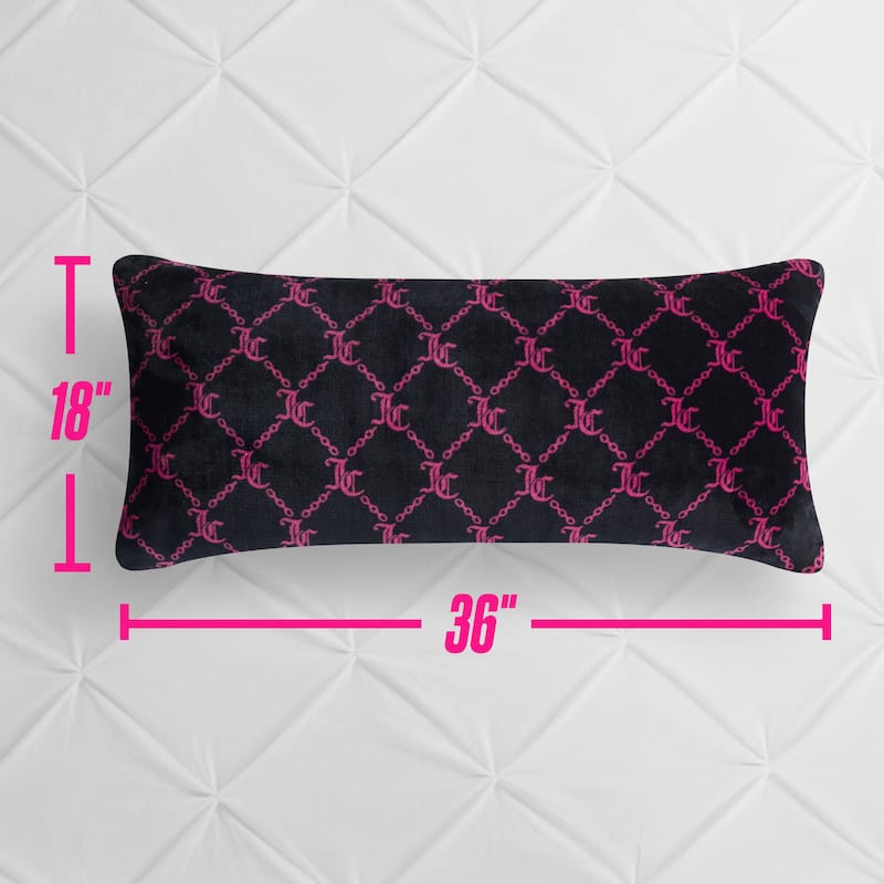 Juicy Couture Lattice Print Plush Body Pillow 1-Piece