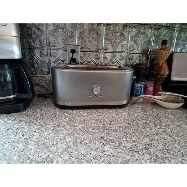 Kitchen Kitchen & Dining KitchenAid KMT4116CU 4 Slice Long Slot Toaster