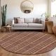 preview thumbnail 68 of 132, Premium Washable Super Soft Stripe Ombre Mayfield Rug Blush - 8' x 8'