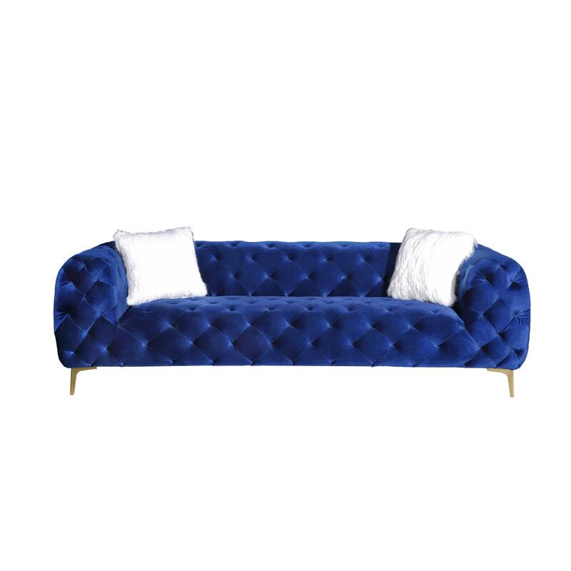 Elegant Velvet Living Room Sofa