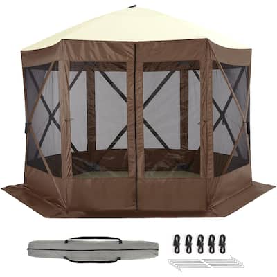 Pop-Up Canopy Sun Shelter with 6 Waterproof Sidewalls