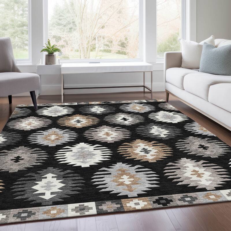 Premium Washable Super Soft Southwest Global Mayfield Rug
