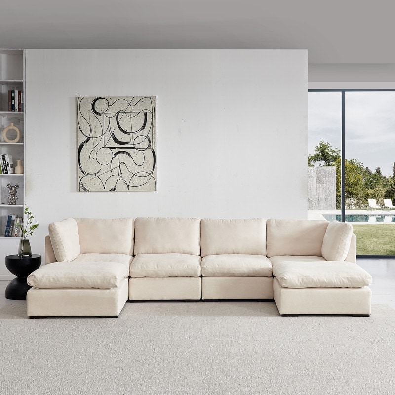 6 seater modular lounge cheap