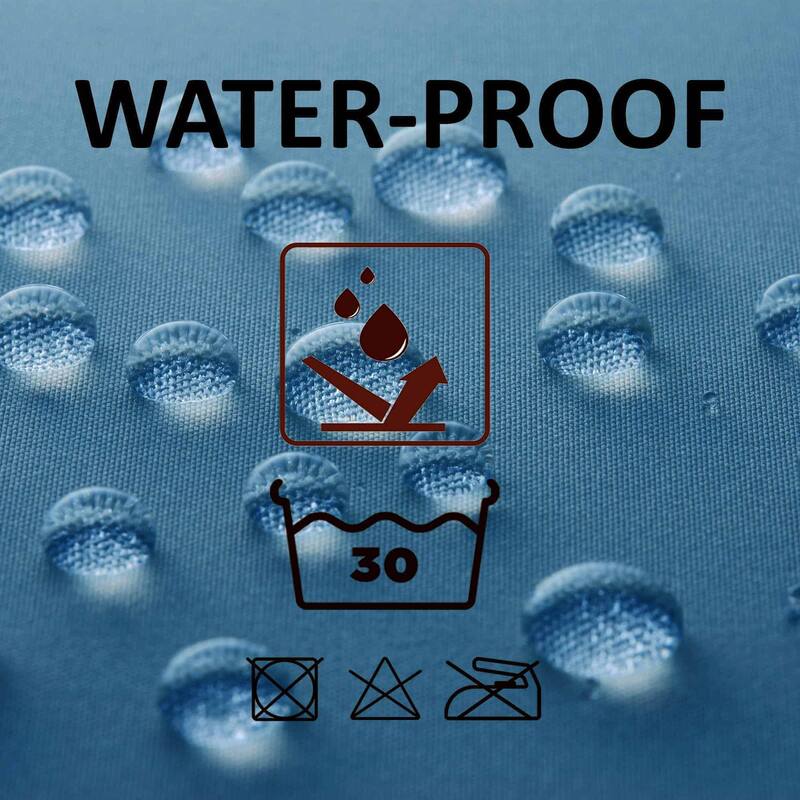 Extra Long Shower Curtain Polyester 12 Rings 79"L x 71"W