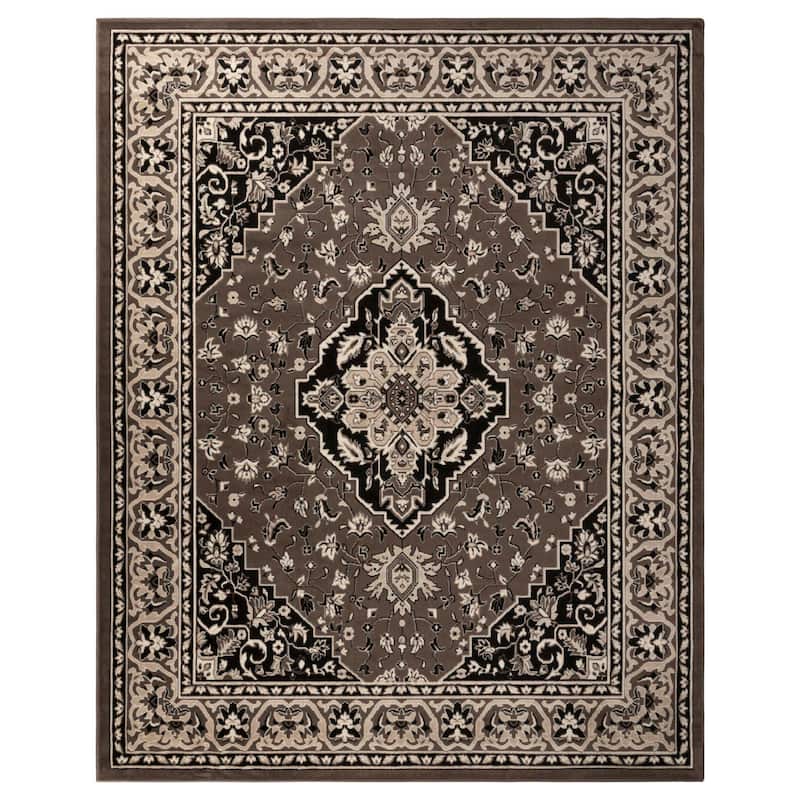 Superior Glendale Floral Medallion Indoor Area Rug