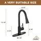 preview thumbnail 13 of 11, Farmhouse/Apron-Front Brushed Stainless Steel Workstation Kitchen Sink with Two-Function Pull-Down Faucet and Accessories