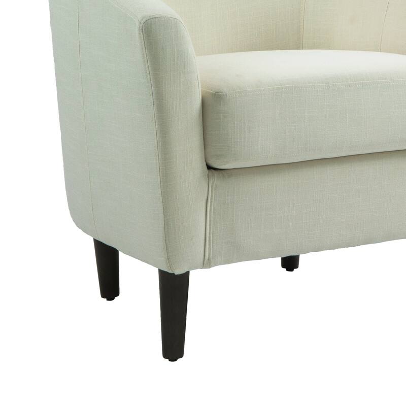 2 Set Modern Accent Chair Upholstered Barrel Chair