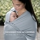 preview thumbnail 20 of 35, Baby Wrap Carrier, Soft & Secure Infant Wrap by Comfy Cubs