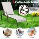 preview thumbnail 6 of 8, Gymax 2PCS Adjustable Chaise Lounge Chair Recliner Patio Yard Outdoor - See Details