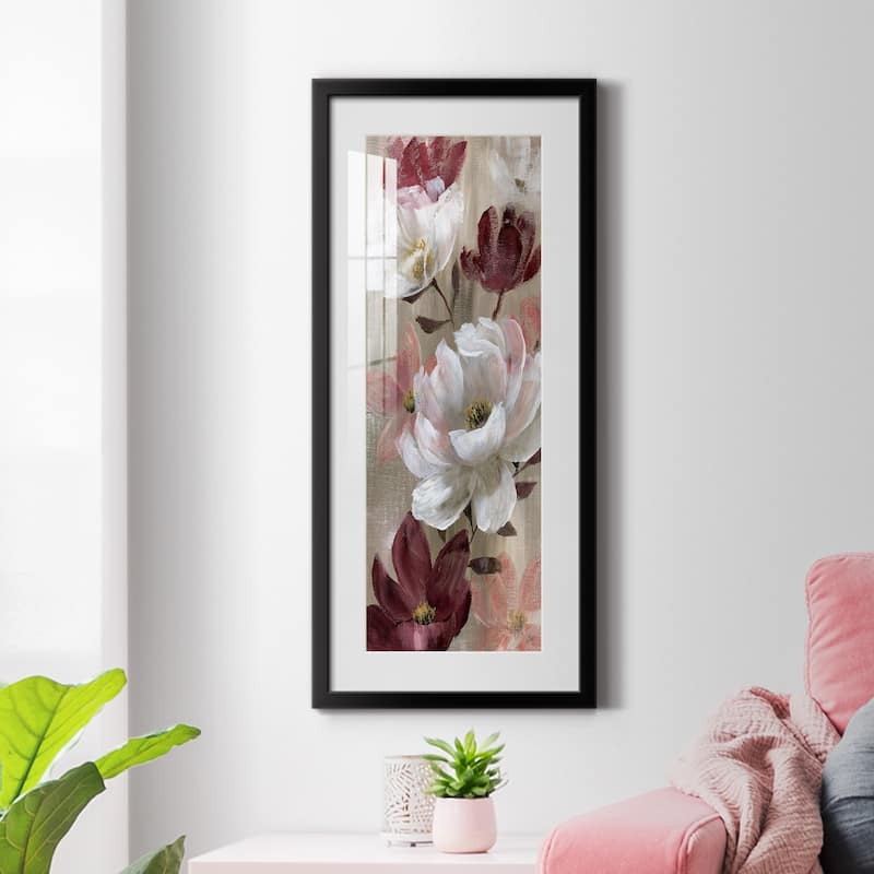 Fields of Burgundy Blush II-Premium Gallery Framed Print