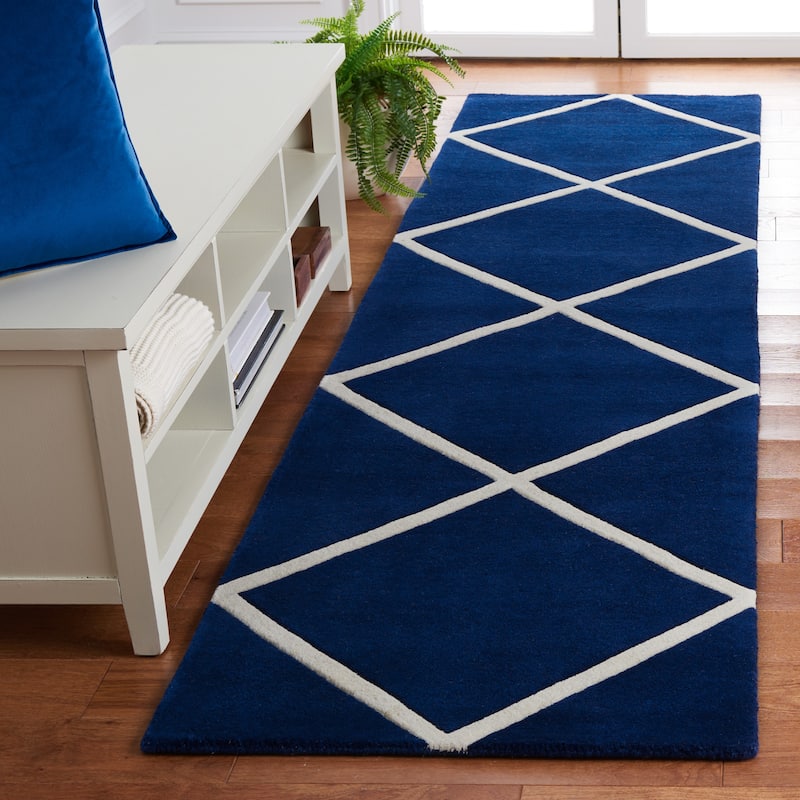 SAFAVIEH, Handmade Chatham Ezzelina Modern Moroccan Wool Rug