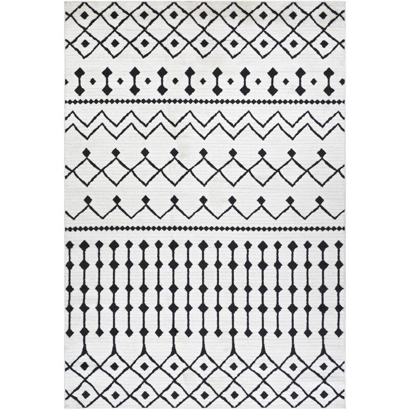 Livabliss Salcedo Bohemian Textural Plush Area Rug