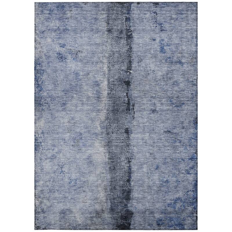 Dave Unique Abstract Spill-Resistant Blended Style Outdoor Rug