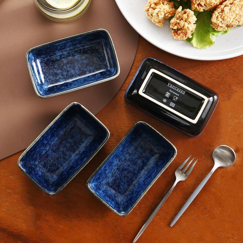 vancasso Stern Series Reactive Glaze Stoneware Plates Set